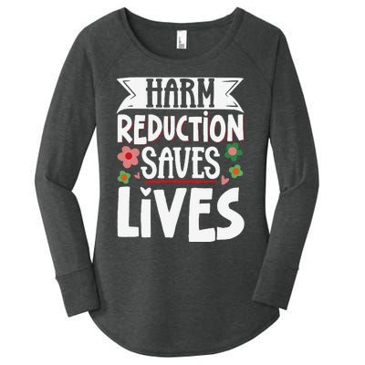 Harm Reduction Saves Lives Women's Perfect Tri Tunic Long Sleeve Shirt