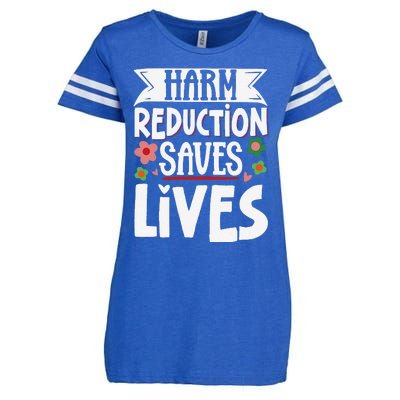 Harm Reduction Saves Lives Enza Ladies Jersey Football T-Shirt