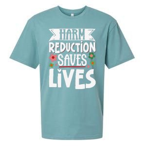 Harm Reduction Saves Lives Sueded Cloud Jersey T-Shirt