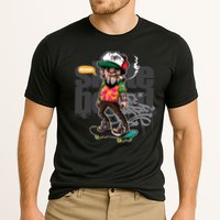 Hipster Riding Skateboard Cooling Performance Crew T-Shirt