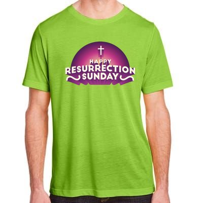 Happy Resurrection Sunday Cross Adult ChromaSoft Performance T-Shirt