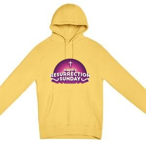 Happy Resurrection Sunday Cross Premium Pullover Hoodie