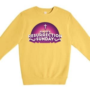 Happy Resurrection Sunday Cross Premium Crewneck Sweatshirt