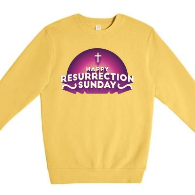 Happy Resurrection Sunday Cross Premium Crewneck Sweatshirt