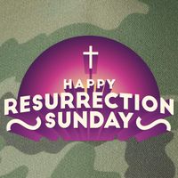 Happy Resurrection Sunday Cross Legacy Tie Dye Trucker Hat
