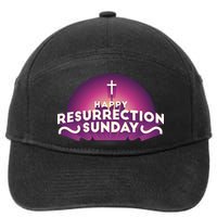 Happy Resurrection Sunday Cross 7-Panel Snapback Hat