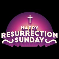 Happy Resurrection Sunday Cross 7-Panel Snapback Hat