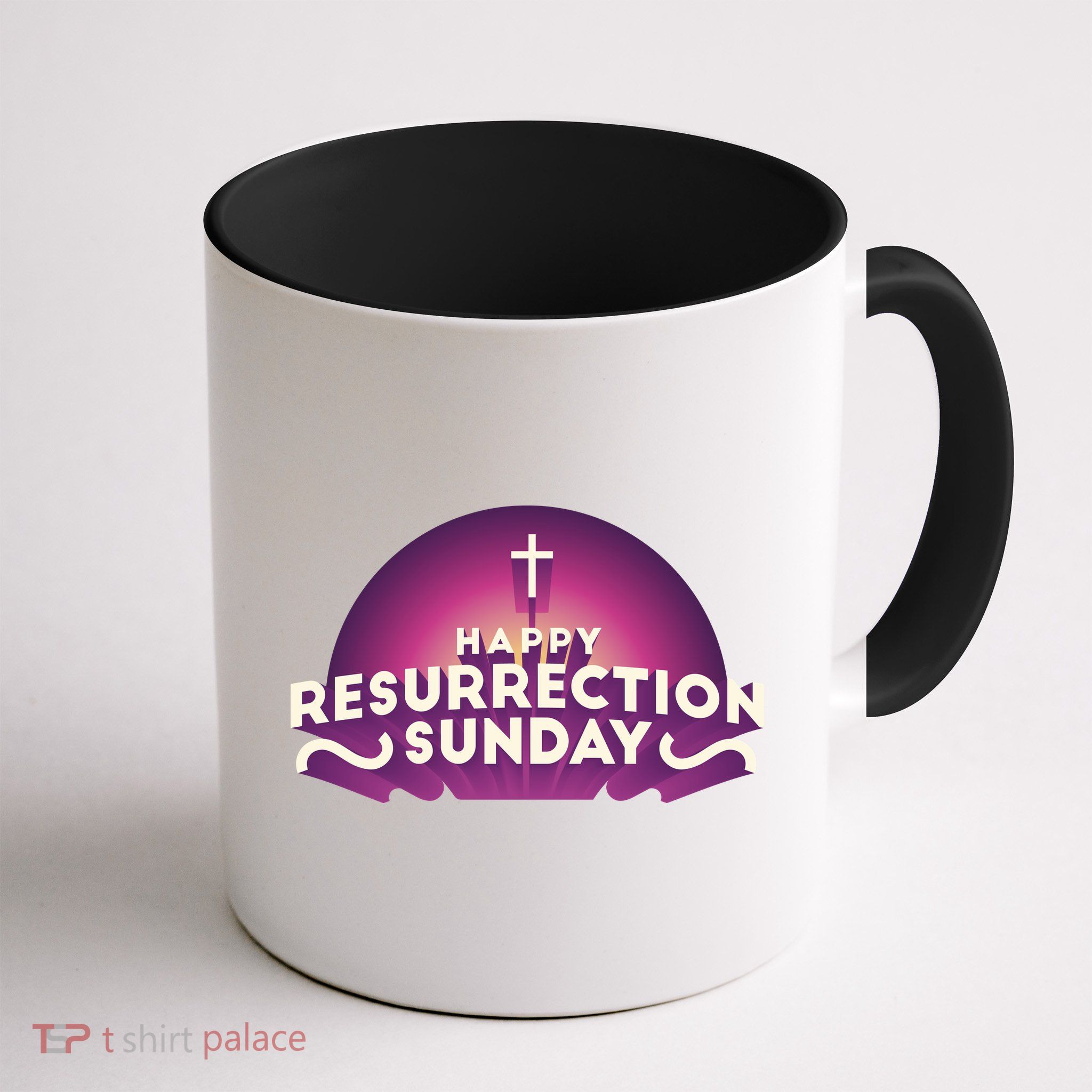 Happy Resurrection Sunday Cross Mug