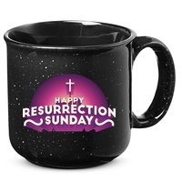 Happy Resurrection Sunday Cross 15oz Campfire Ceramic Mug
