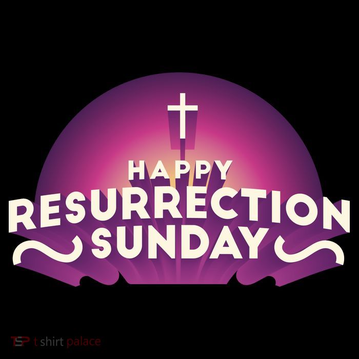 Happy Resurrection Sunday Cross 16 in Basic Backpack