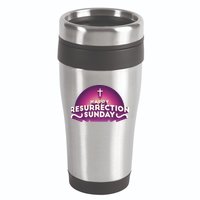 Happy Resurrection Sunday Cross 16oz Travel Tumbler