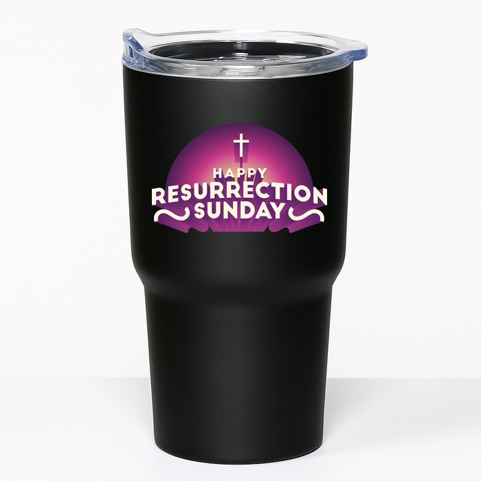 Happy Resurrection Sunday Cross Tumbler