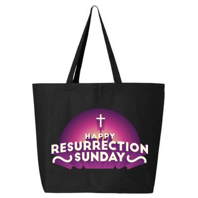 Happy Resurrection Sunday Cross 25L Jumbo Tote