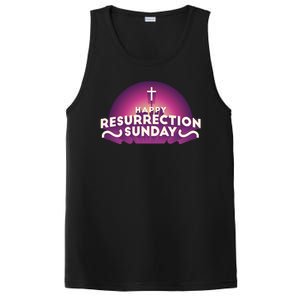 Happy Resurrection Sunday Cross PosiCharge Competitor Tank