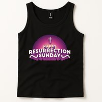 Happy Resurrection Sunday Cross Tank Top