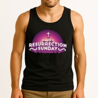 Happy Resurrection Sunday Cross Tank Top
