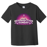 Happy Resurrection Sunday Cross Toddler T-Shirt