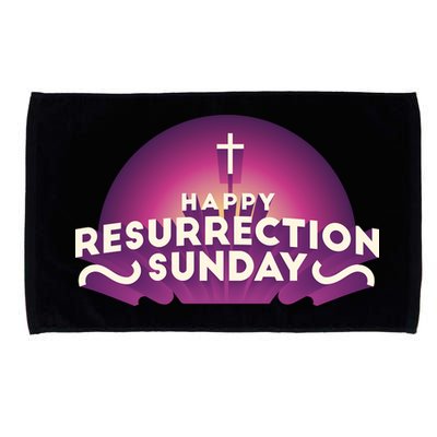 Happy Resurrection Sunday Cross Microfiber Hand Towel