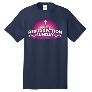 Happy Resurrection Sunday Cross Tall T-Shirt