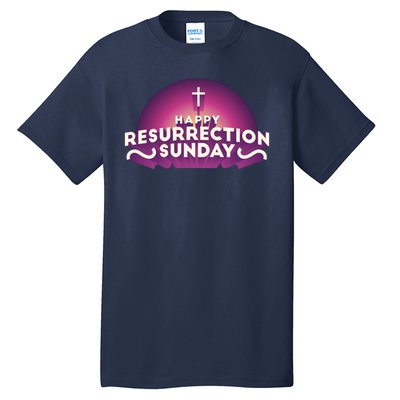 Happy Resurrection Sunday Cross Tall T-Shirt