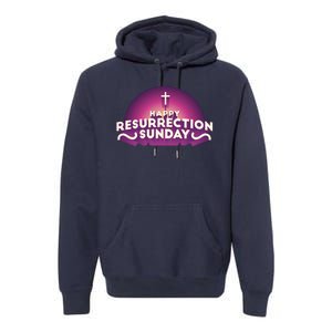 Happy Resurrection Sunday Cross Premium Hoodie