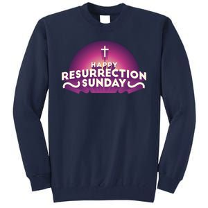 Happy Resurrection Sunday Cross Tall Sweatshirt