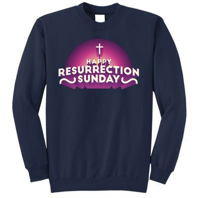 Happy Resurrection Sunday Cross Tall Sweatshirt