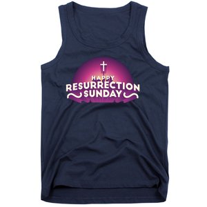 Happy Resurrection Sunday Cross Tank Top