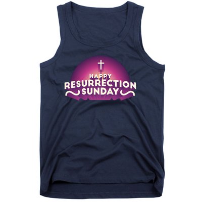 Happy Resurrection Sunday Cross Tank Top