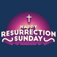 Happy Resurrection Sunday Cross Infant Baby Jersey Bodysuit