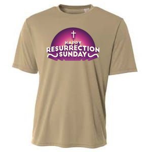 Happy Resurrection Sunday Cross Cooling Performance Crew T-Shirt