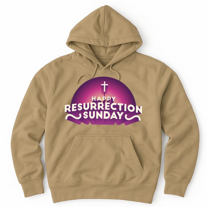 Happy Resurrection Sunday Cross Hoodie