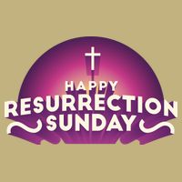 Happy Resurrection Sunday Cross Hoodie