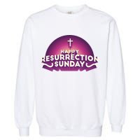 Happy Resurrection Sunday Cross Garment-Dyed Sweatshirt