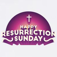 Happy Resurrection Sunday Cross Garment-Dyed Sweatshirt
