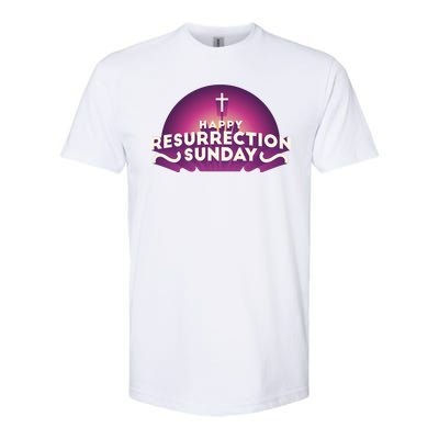 Happy Resurrection Sunday Cross Softstyle® CVC T-Shirt