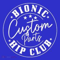 Hip Replacet Surgery Funny Bionic Custom Parts Hip Club Gift Tall T-Shirt