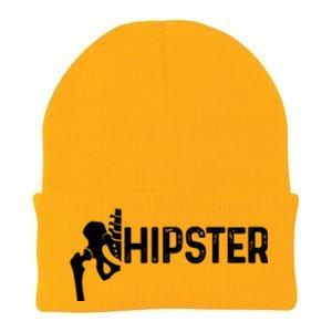 Hip Replacet Surgery Recovery Funny Hippie Hipster Cool Gift Knit Cap Winter Beanie