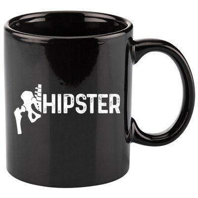 Hip Replacet Surgery Recovery Funny Hippie Hipster Cool Gift 11oz C Handle Ceramic Mug