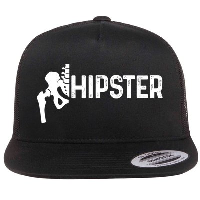Hip Replacet Surgery Recovery Funny Hippie Hipster Cool Gift Flat Bill Trucker Hat