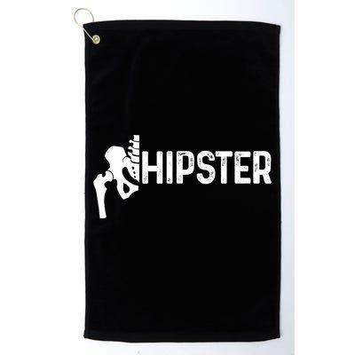 Hip Replacet Surgery Recovery Funny Hippie Hipster Cool Gift Golf Towel