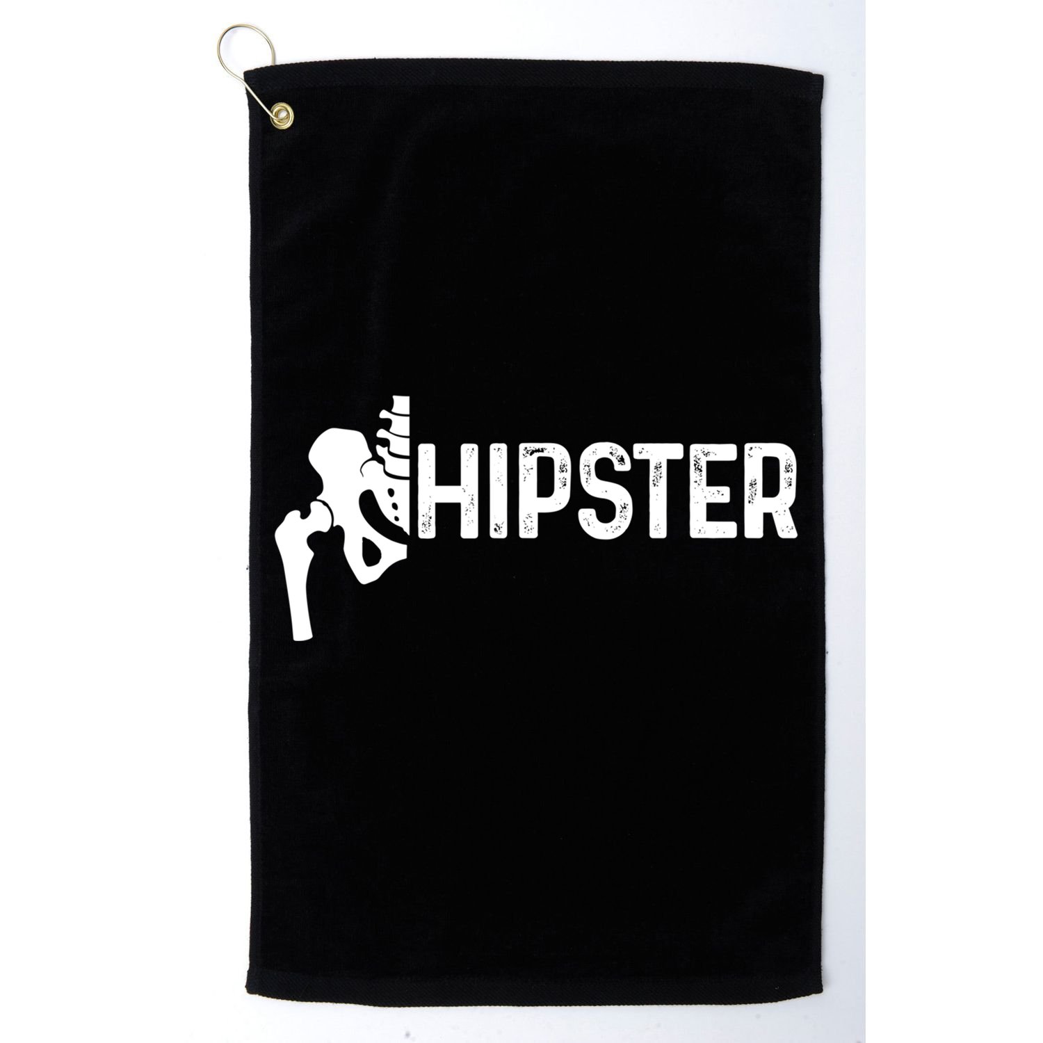 Hip Replacet Surgery Recovery Funny Hippie Hipster Cool Gift Golf Towel