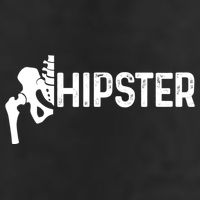 Hip Replacet Surgery Recovery Funny Hippie Hipster Cool Gift Golf Towel