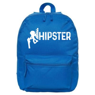 Hip Replacet Surgery Recovery Funny Hippie Hipster Cool Gift 16 in Basic Backpack