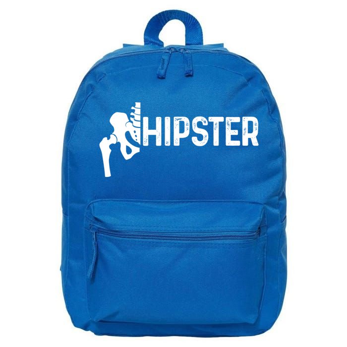 Hip Replacet Surgery Recovery Funny Hippie Hipster Cool Gift 16 in Basic Backpack
