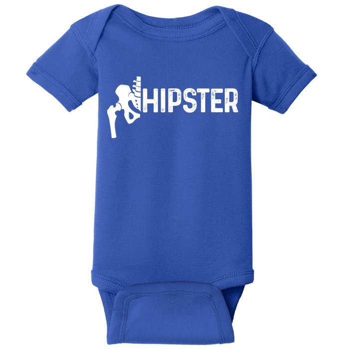 Hip Replacet Surgery Recovery Funny Hippie Hipster Cool Gift Baby Bodysuit