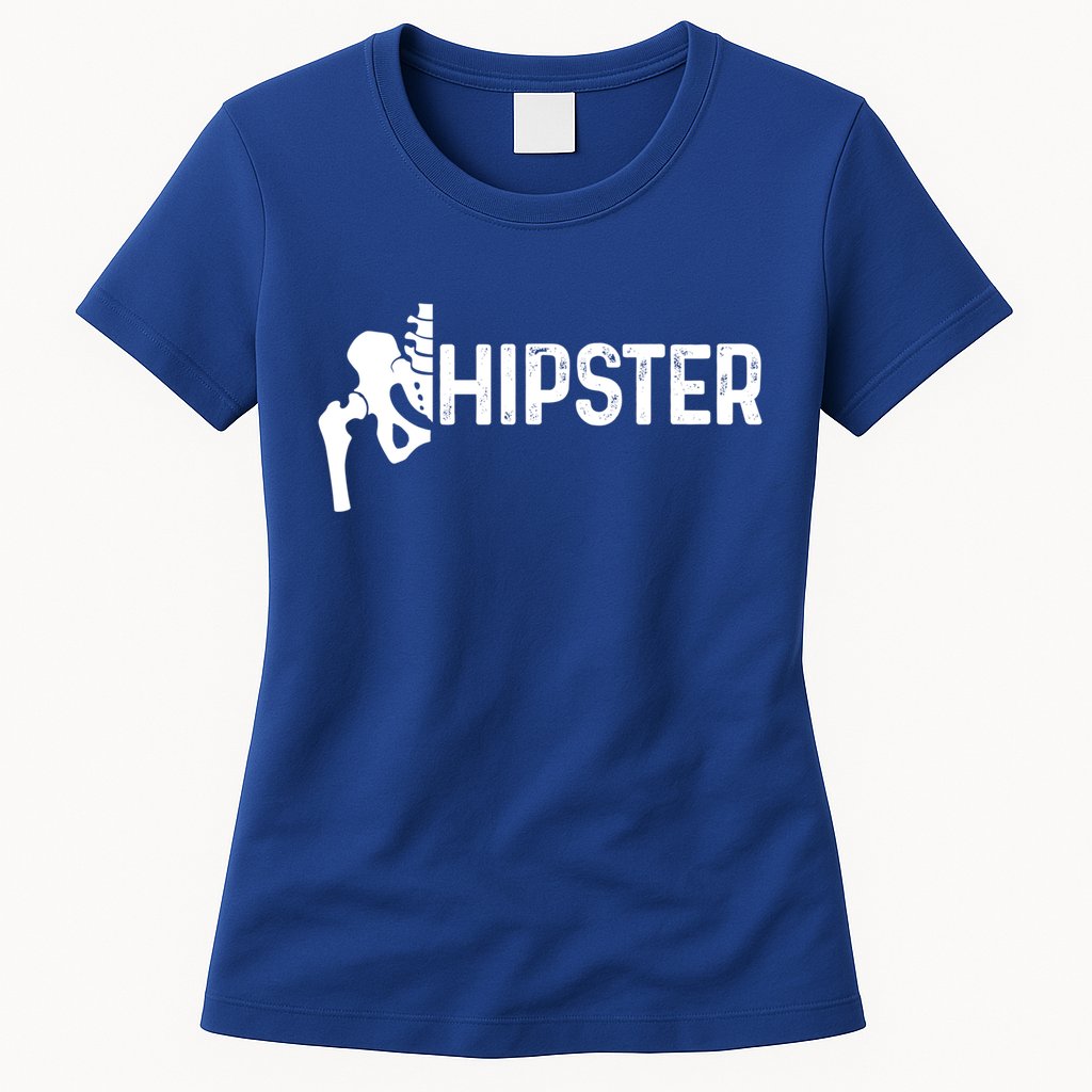 Hip Replacet Surgery Recovery Funny Hippie Hipster Cool Gift Womens T-Shirt