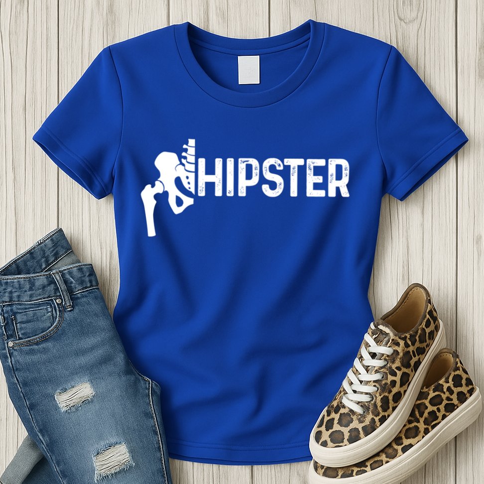 Hip Replacet Surgery Recovery Funny Hippie Hipster Cool Gift Womens T-Shirt