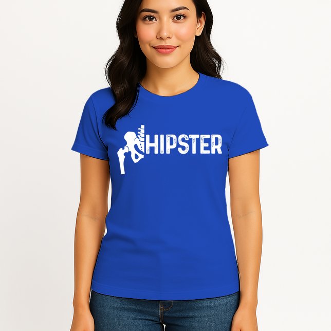 Hip Replacet Surgery Recovery Funny Hippie Hipster Cool Gift Womens T-Shirt