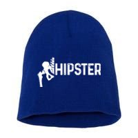 Hip Replacet Surgery Recovery Funny Hippie Hipster Cool Gift Short Acrylic Beanie